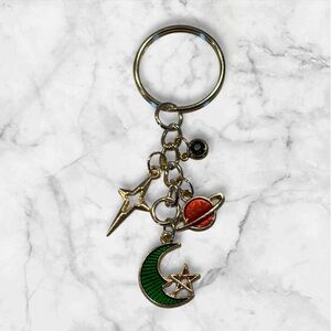 Gold Celestial Keychain